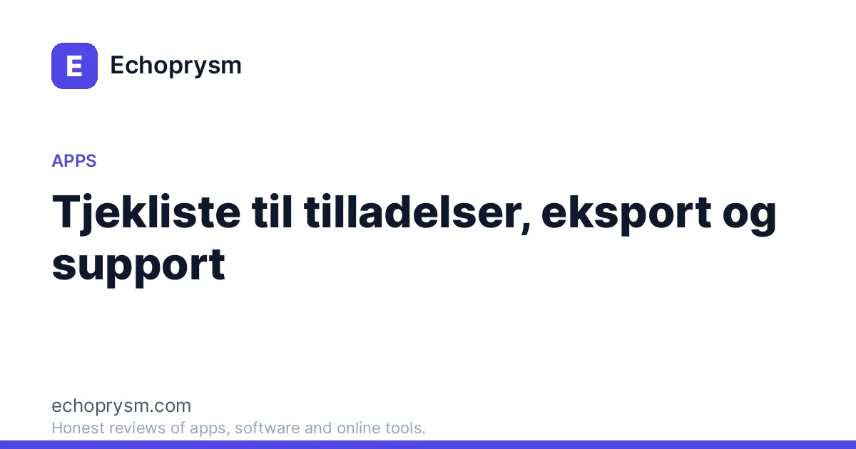 Skærm med en dialog om app-tilladelser, der gennemgås før et værktøj tages i brug