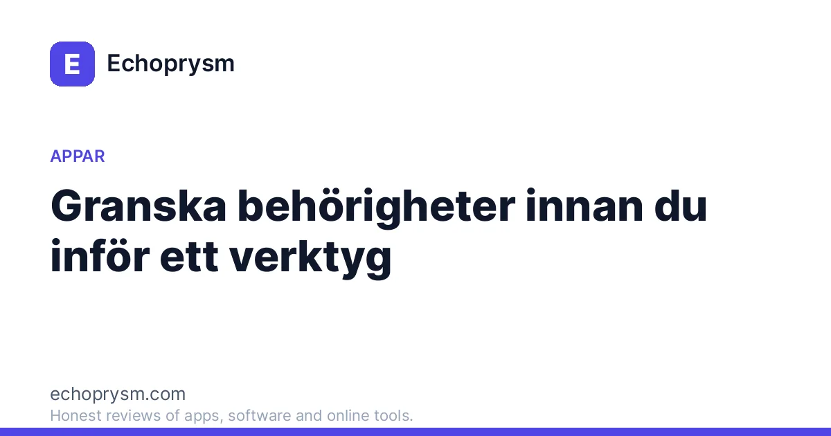 Skärm som visar en dialogruta för behörigheter och OAuth-scopes vid installation av en app.